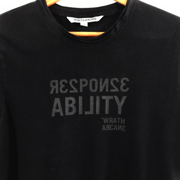 WRATH ARCANE - Response Ability Black Tee - Picture 2 of 6